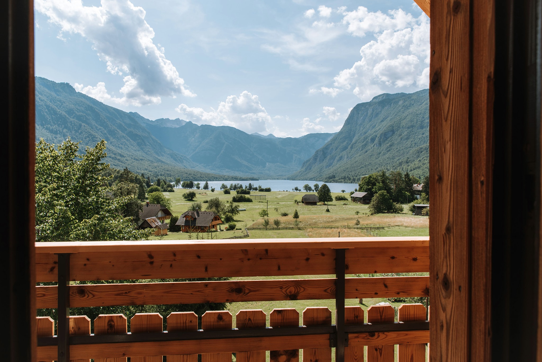 View from Apartmaji Bohinj's rooms