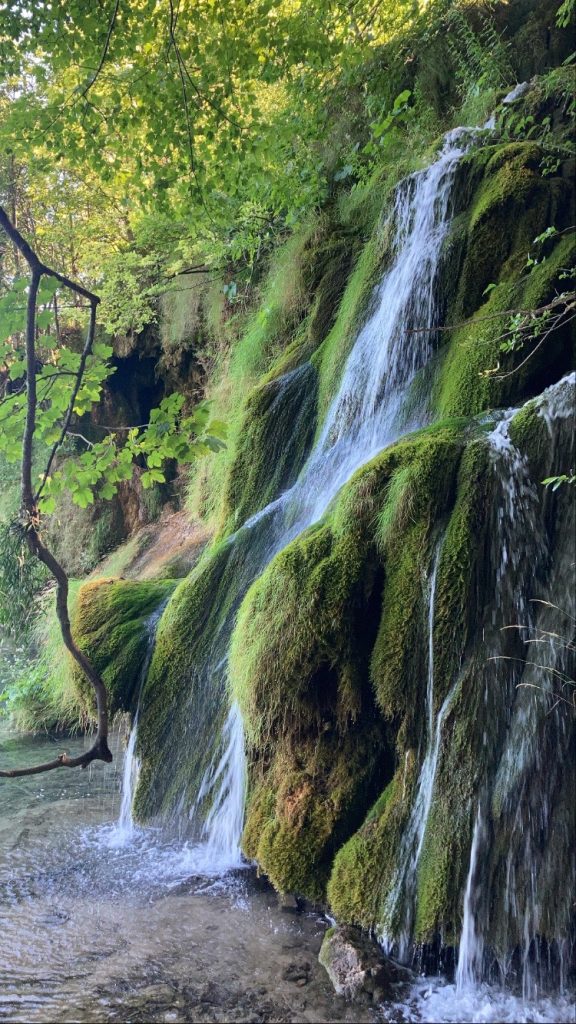 Waterfall in Plitvice National Park