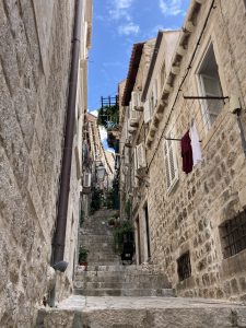 Cobblestreet in Dubrovnik, Croatia