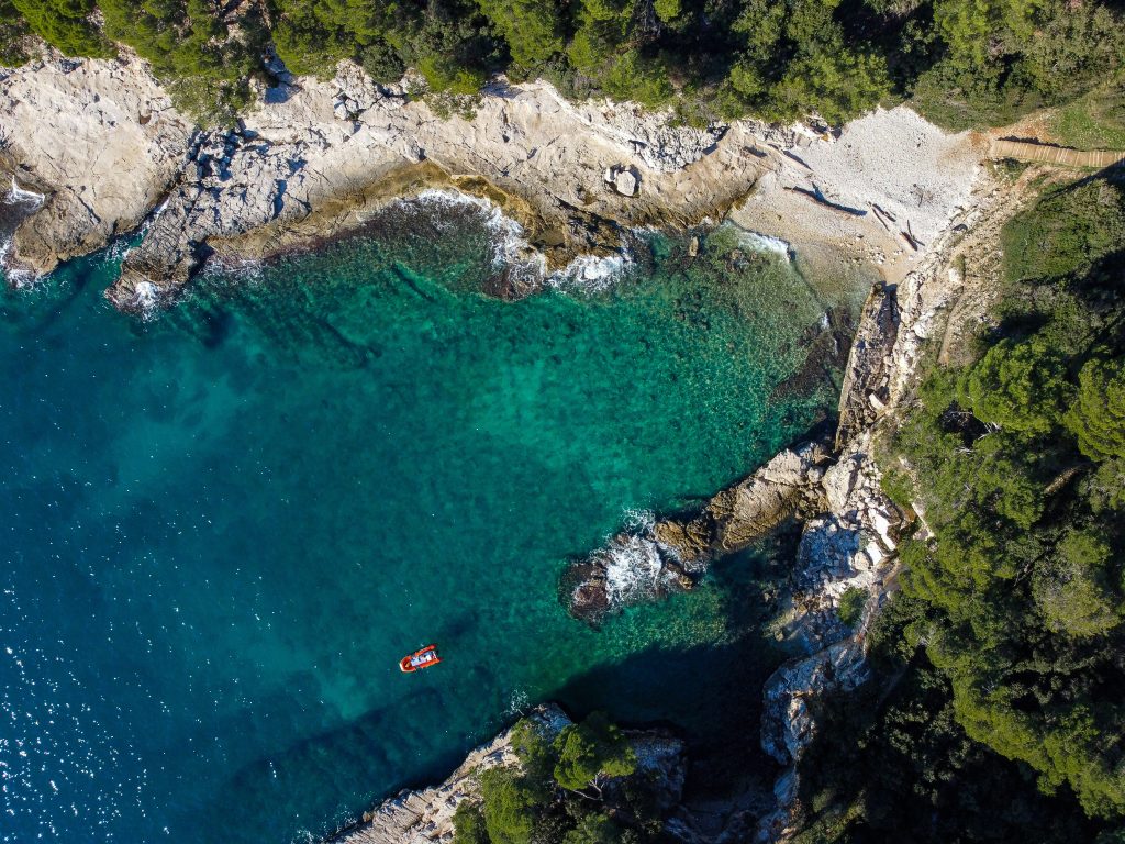 Picture of the coast in Pula Croatia