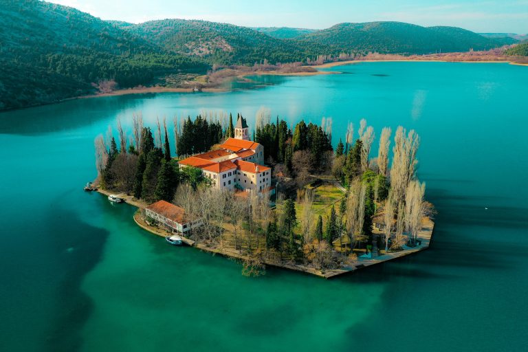 Island on Krka National Park
