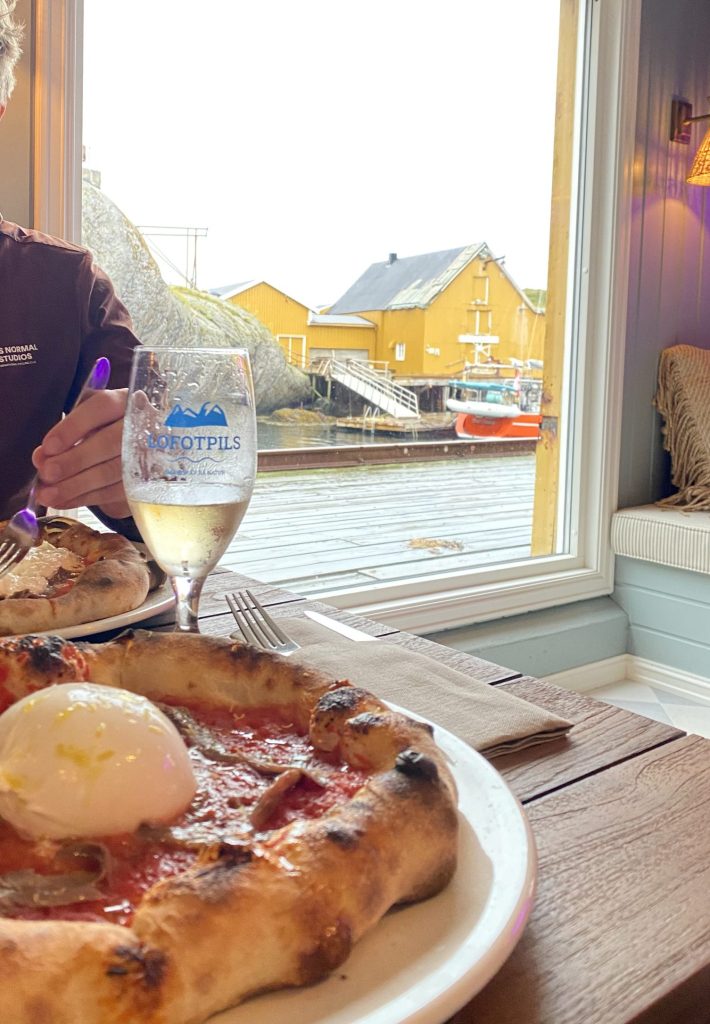 pizzeria in Nusfjord, lofoten islands