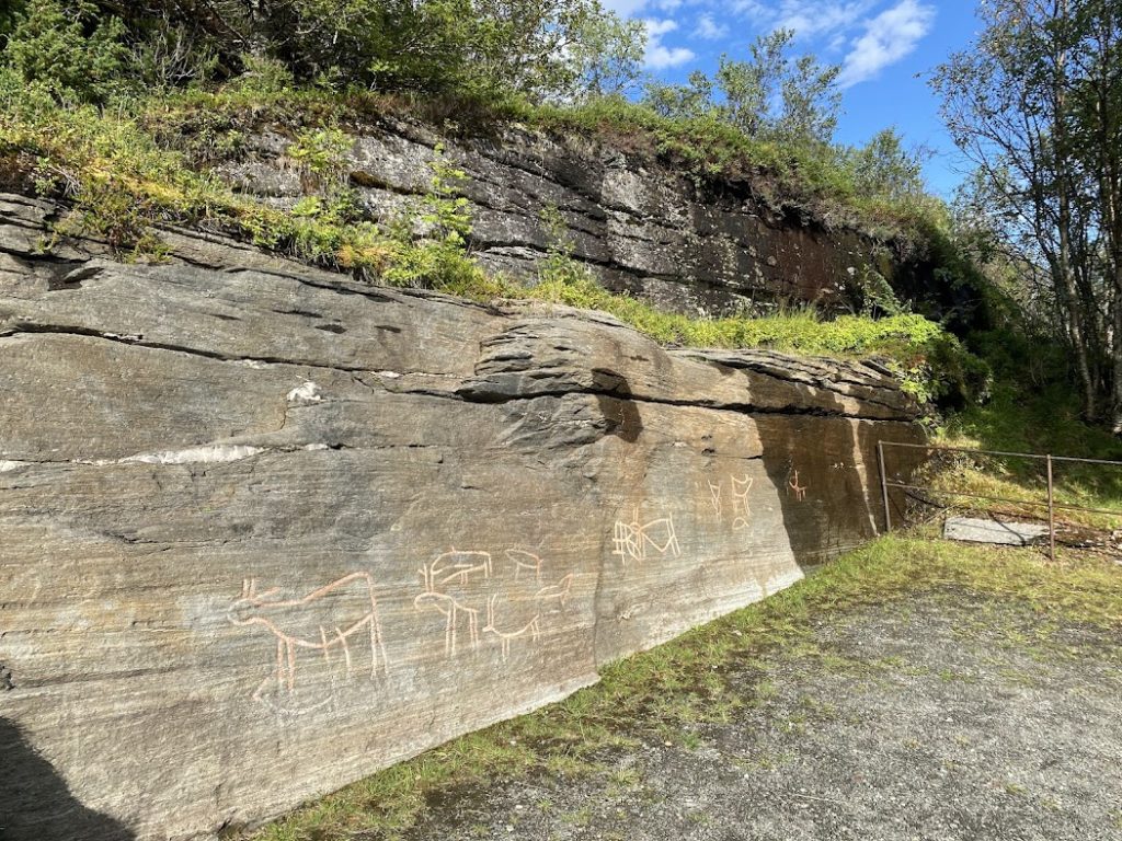 drawings spotted on day 12 of our trip cycling the lofoten islands
