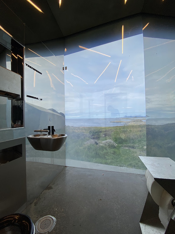 A see through bathroom in Norway